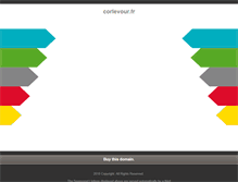 Tablet Screenshot of corlevour.fr